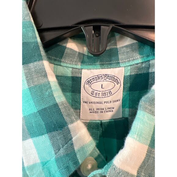 Brooks Brothers size large Irish linen button down shirt - Picture 2 of 2